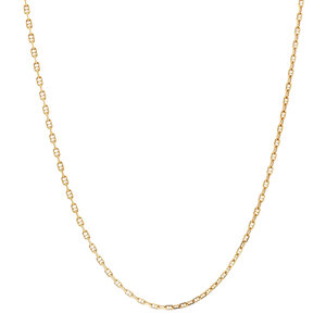 Gouden fantasie anker collier 18 kt