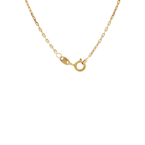 vintage Gold vintage fantasy anchor necklace 18 kt