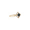 vintage Gold vintage ring with sapphire and diamond 14 kt