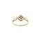 vintage Gold vintage ring with sapphire and diamond 14 kt