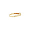 vintage Gouden vintage ring met robijn, saffier en diamant 14 kt
