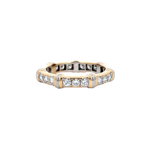 Gold Cartier ring with diamond 18 kt
