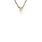 vintage Gold vintage solitaire pendant with pearl 14 kt