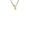 vintage Golden vintage solitaire pendant with peridot 14 kt