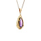 vintage Gold vintage pendant with sapphire 14 kt