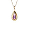 vintage Gold vintage pendant with sapphire 14 kt