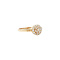 vintage Gold vintage entourage ring with diamond 14 kt