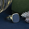 vintage Gold vintage signet ring with chalcedony 14 kt