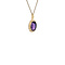 vintage Gold vintage pendant with sapphire 14 kt