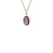 vintage Gold vintage pendant with sapphire 14 kt
