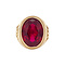 vintage Gold vintage ring with ruby 14 kt