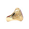 vintage Gold vintage ring with ruby 14 kt