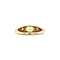 vintage Gouden vintage ring met peridoot en diamant 14 kt