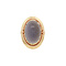 vintage Gouden vintage ring met chalcedoon 14 kt