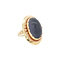 vintage Gouden vintage ring met chalcedoon 14 kt