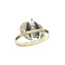 vintage Witgouden vintage ring met diamant 14 kt