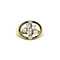 vintage Gouden vintage ring met diamant 14 kt