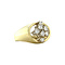 vintage Golden vintage ring with diamond 14 kt