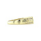 vintage Gold vintage ring with zirconia 14 kt