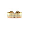 vintage Tricolour gouden vintage ring met diamant 14 kt