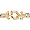 vintage Bicolour gold vintage fantasy bracelet 14 kt