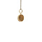 vintage Gold vintage barrel pendant 14 kt