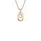 vintage Pendant with opal and diamond 12 kt