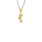 vintage Gold vintage Nefertiti pendant 18 kt