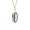 vintage Gold vintage pendant with spinel 14 kt