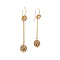 vintage Gold vintage filigree earrings 14 kt