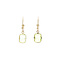 vintage Gold vintage earrings with spinel 14 kt