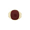 vintage Gold vintage signet ring with carnelian 14 kt