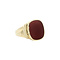 vintage Gold vintage signet ring with carnelian 14 kt