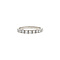 vintage White gold vintage row ring with diamond 14 kt