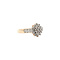 vintage Golden vintage entourage ring with diamond 14 kt