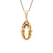 vintage Golden vintage pendant with citrine 14 kt