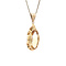 vintage Golden vintage pendant with citrine 14 kt