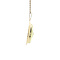 vintage Gouden vintage hanger met spinel 14 kt