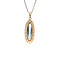 vintage Golden vintage pendant with spinel 14 kt