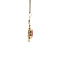 vintage Gouden vintage hanger met bloedkoraal 14 kt