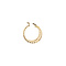vintage Gold vintage fantasy hoop earrings 14 kt