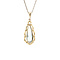 vintage Gold vintage pendant with spinel 14 kt