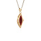 vintage Gold vintage pendant with carnelian 14 kt