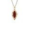 vintage Gold vintage pendant with carnelian 14 kt