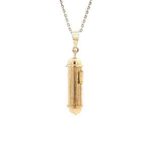 Gouden mezoeza hanger 18 kt