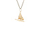 vintage Gold vintage windsurf pendant 14 kt