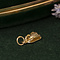 vintage Gouden vintage scarabee kever hanger 14 kt