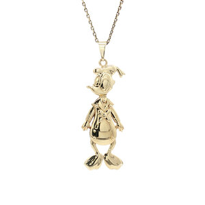 Gouden Donald Duck hanger 14 kt