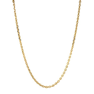 Gouden anker collier 14 krt