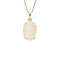 vintage Gold vintage Buddha pendant with mother-of-pearl 14 kt